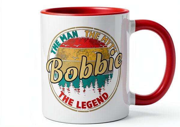 Teeschase Bobbie Custom Name Mug Dishwasher Safe 11 Ounce-1