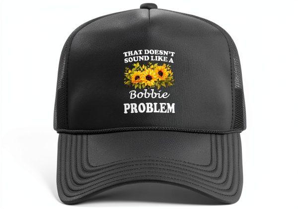 Personalized Floral Trucker Hat Sunflower Design Women-1