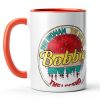 Teeschase Bobbie Personalized Ceramic Mug Orange White 11oz-0