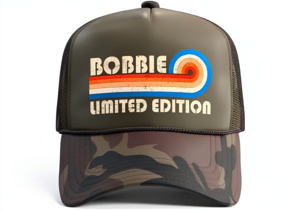 Retro Name Vault Distressed Trucker Hat Family Surname-1