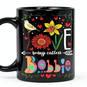 Maynard Ruiz Ceramic Mug 11oz Black Modern Dishwasher Safe-0