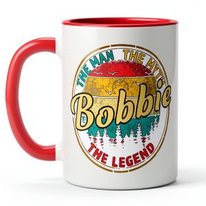 Teeschase Bobbie Custom Name Mug Dishwasher Safe 11 Ounce-0