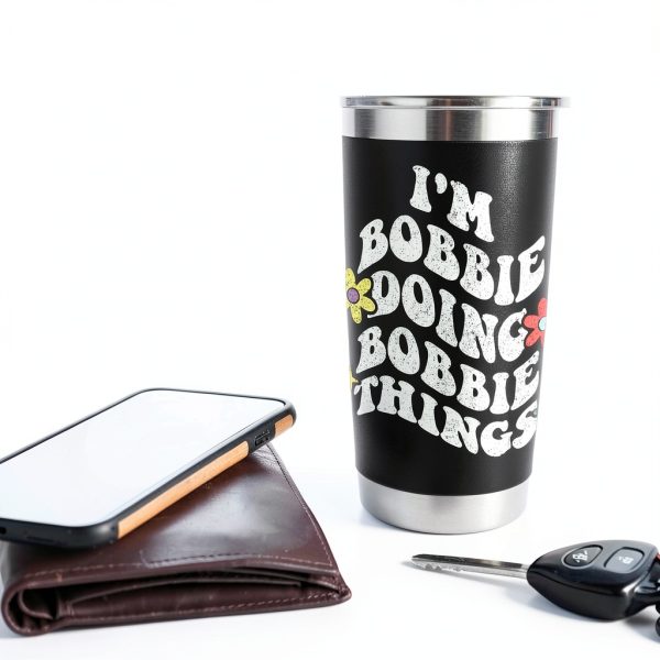 Personalized Name Mothers Day Tumbler BOBBIE Stainless Steel-6