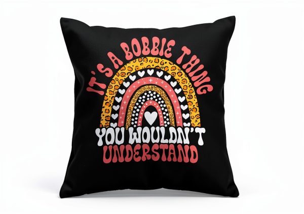 Funny Bobbie Throw Pillow Leopard Design Personalized Gift-2