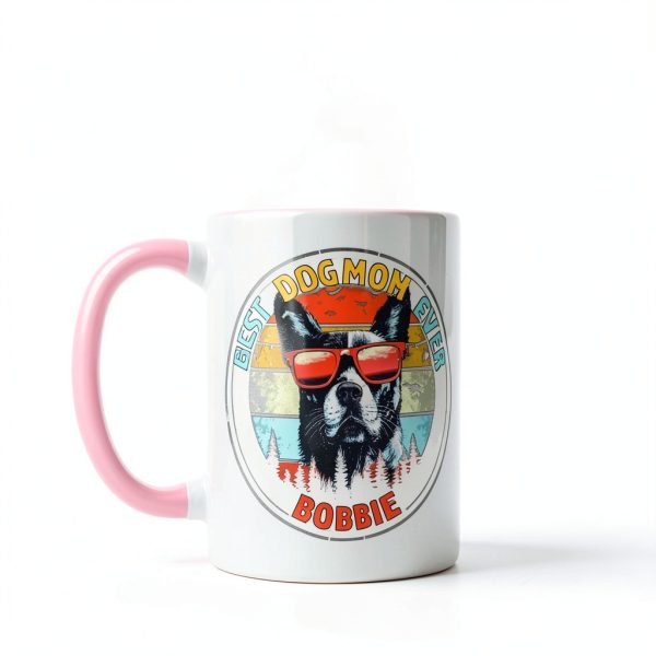 Dog Lover Bobbie Custom Name Shirt Ceramic Mug Dishwasher-2