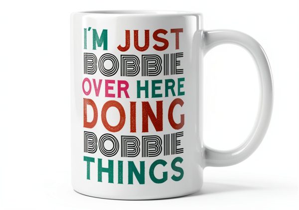 Bobbie Mug 11 Ounce Ceramic Dishwasher Microwave Safe-1
