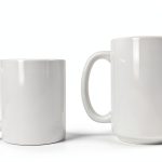 White 11oz Coffee Mug Microwave Dishwasher Safe Bobbie-0
