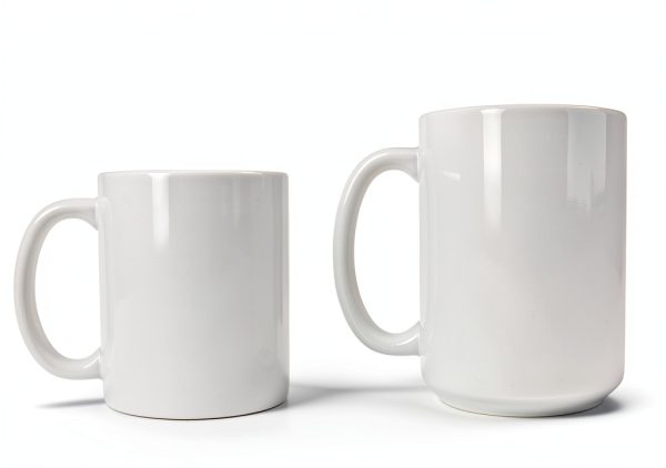 White 11oz Coffee Mug Microwave Dishwasher Safe Bobbie-0