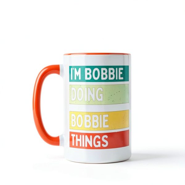 Personalized Gift Ideas Bobbie Ceramic Mug Dishwasher Safe-2