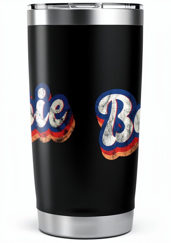 Stainless Steel Tumbler 20oz Black by Bobbie-3