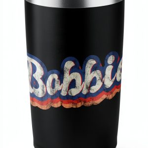 Stainless Steel Tumbler 20oz Black by Bobbie-0