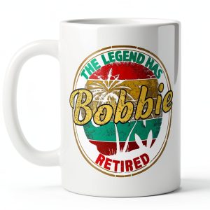 Personalized Retirement Ceramic Mug for Bobbie-0