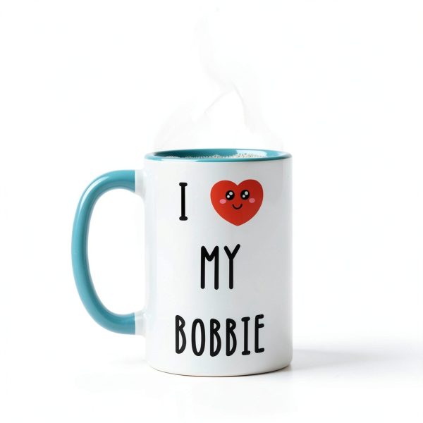 Ceramic Mug I Love My Bobbie 11oz Glossy Design-2