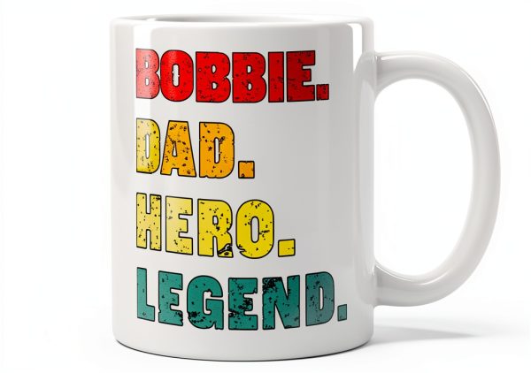 Bobbie Best Dad Personalized Ceramic Mug-1