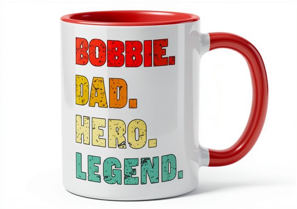 Bobbie Best Dad Personalized Ceramic Mug-1