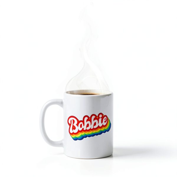 LGBTQ+ Pride Mug Bobbie Ceramic 11 Ounces White-2