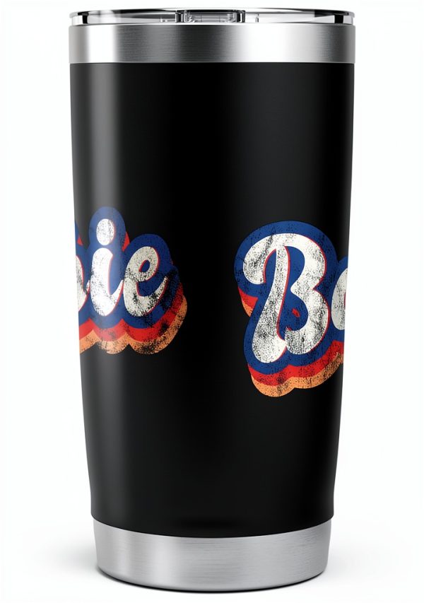 Stainless Steel Tumbler 20oz Black by Bobbie-1