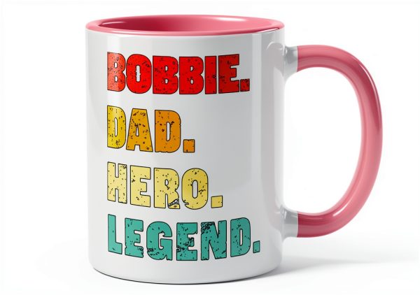 Bobbie Best Dad Personalized Ceramic Mug-1