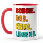 Bobbie Best Dad Personalized Ceramic Mug-0