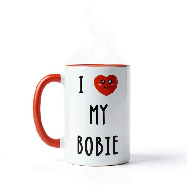 I Love My Bobbie Ceramic Mug Lead Free Glossy 11oz-2