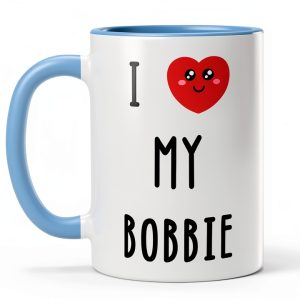 Ceramic Mug I Love My Bobbie 11oz Glossy Design-0