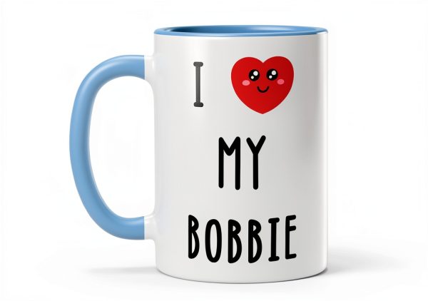 Ceramic Mug I Love My Bobbie 11oz Glossy Design-0