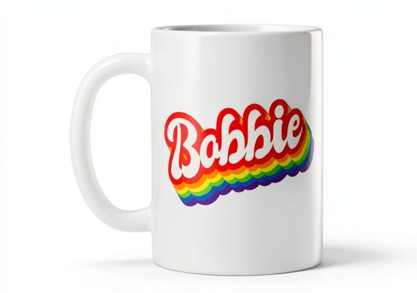 LGBTQ+ Pride Mug Bobbie Ceramic 11 Ounces White-0