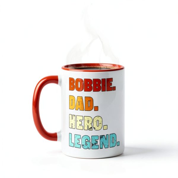 Bobbie Best Dad Personalized Ceramic Mug-2