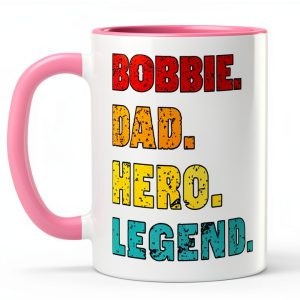 Bobbie Best Dad Personalized Ceramic Mug-0