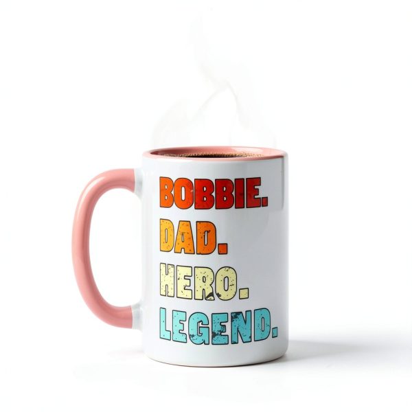 Bobbie Best Dad Personalized Ceramic Mug-2