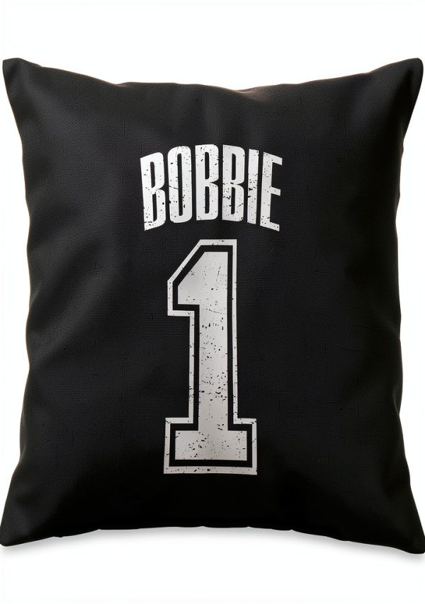 Bobbie Supporter Number 1 Biggest Fan Throw Pillow-0