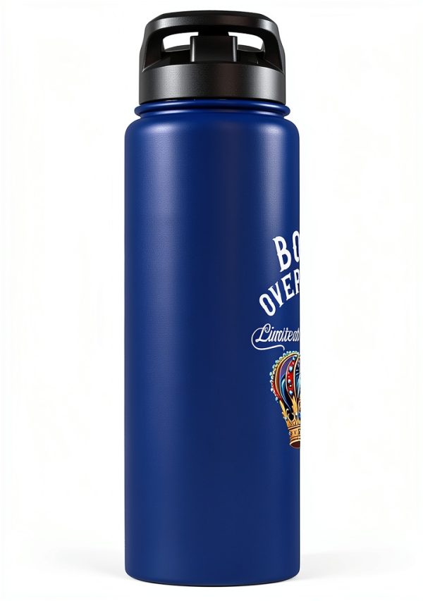 Bobbie Name Birthday Gift Funny Bobbie Over People Crown Stainless Steel Insulated Water Bottle-3