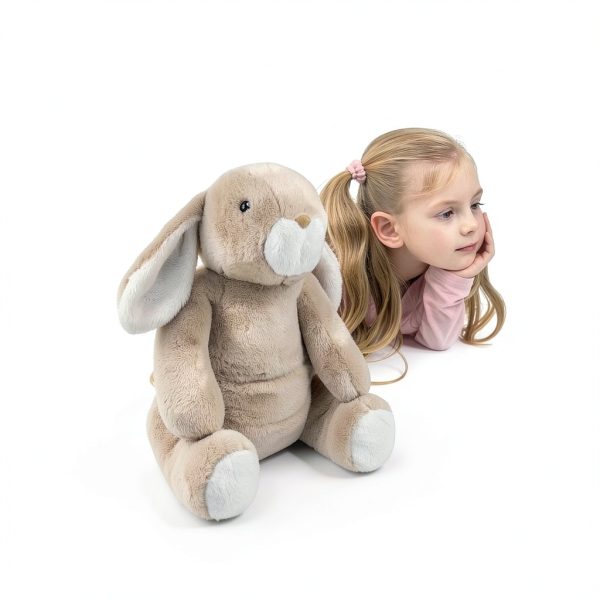 Rabbit Weighted Stuffed Animal Bobbie Laxi 17 Inch Plush Toy-6
