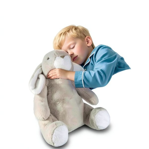 Rabbit Weighted Stuffed Animal Bobbie Laxi 17 Inch Plush Toy-4